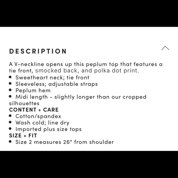 NWOT Torrid Size 4 White & Black polka dot tie front midi cami tank - Picture 4 of 4